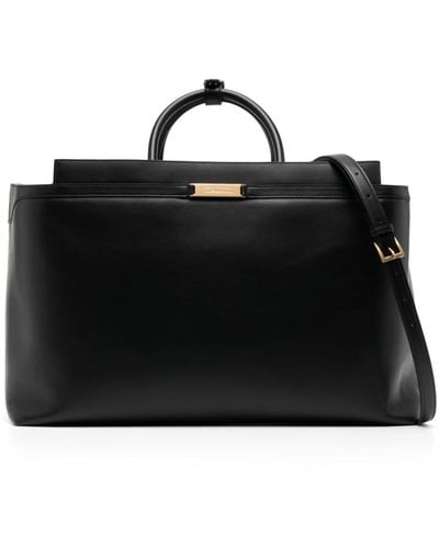 Bally Deco Leather Holdall - Black