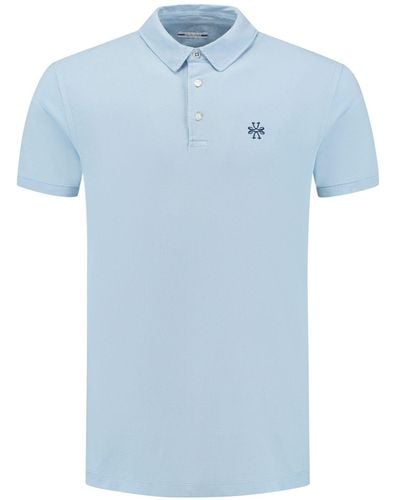 Jacob Cohen Logo-embroidered Cotton Polo Shirt - Blue