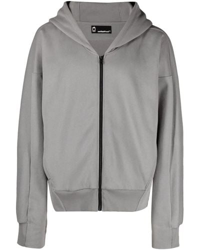 Styland Hooded Organic Cotton Jacket - Grey