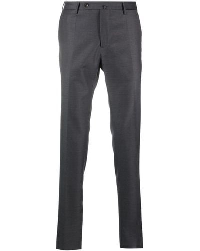 Incotex Slim-cut Virgin-wool Pants - Gray