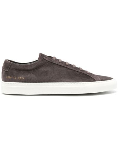 Common Projects Leather-lining Suede Trainers - Brown
