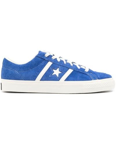 Converse One Star Academy Pro Suède Sneakers - Blauw