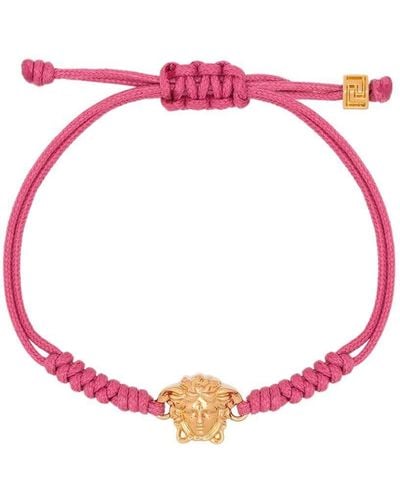 Versace Medusa Cord Bracelet - Pink