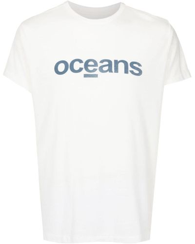 Osklen T-shirt Pet Oceans en coton - Blanc