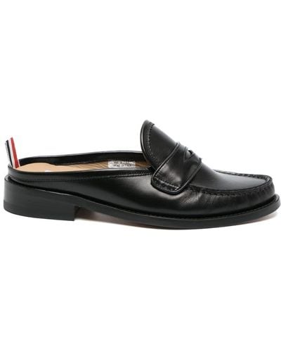 Thom Browne Mules penny Pleated - Nero