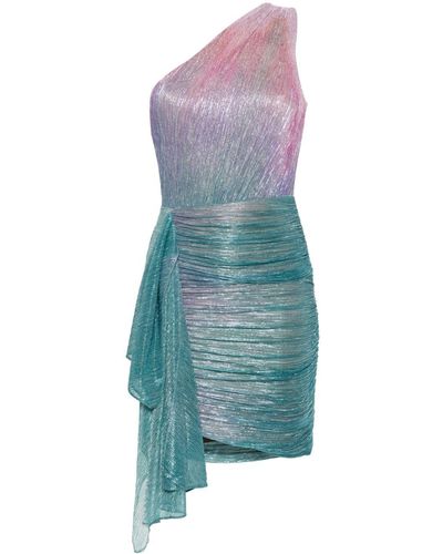 PATBO Asymmetrische Mini-jurk - Blauw