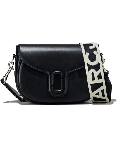 Marc Jacobs The Small J Marc レザーサドルバッグ - ブラック