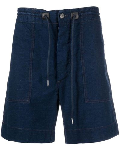 RRL Drawstring-fastening Shorts - Blue