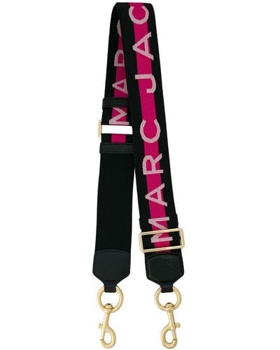 Marc Jacobs Logo Stripe Bag Strap - Pink