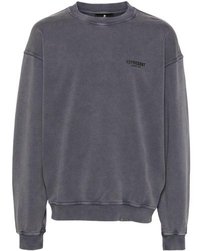 Represent Owners Club Cotton Sweatshirt - Grey