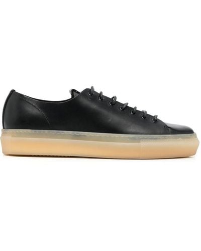 Buttero Lace-up Low-top Trainers - Black