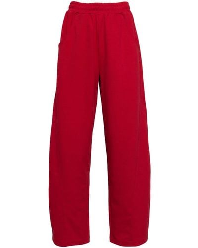 B+ AB Straight-leg Track Trousers - Red