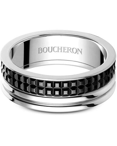 Boucheron Quatre Classique ウェディングリング 18kホワイトゴールド