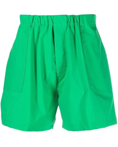 Mackintosh Captain Elasticated Waistband Shorts - Green