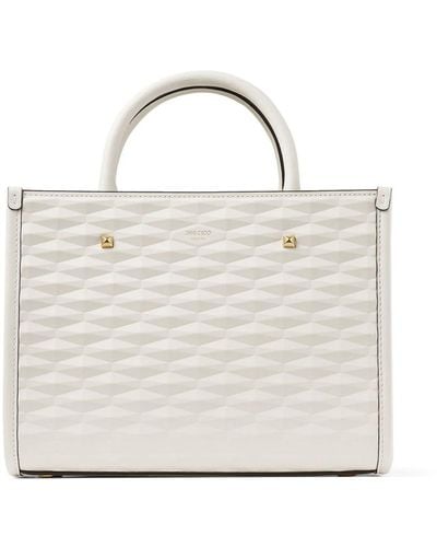 Jimmy Choo Small Avenue Handbag - White