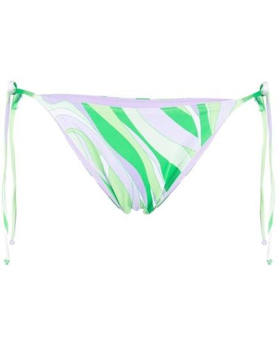 Mc2 Saint Barth Slip bikini con stampa - Verde