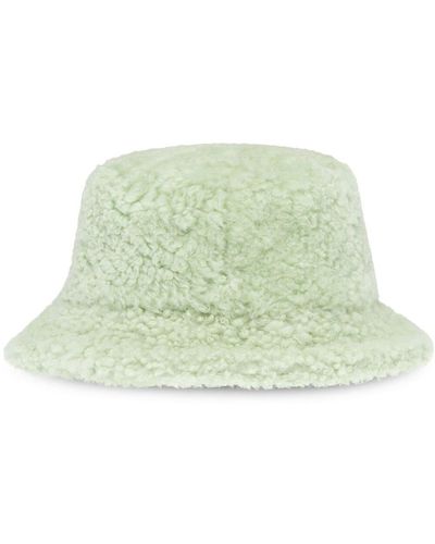 Miu Miu Shearling Bucket Hat - Green