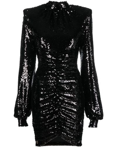 Philipp Plein スパンコール ドレス - ブラック