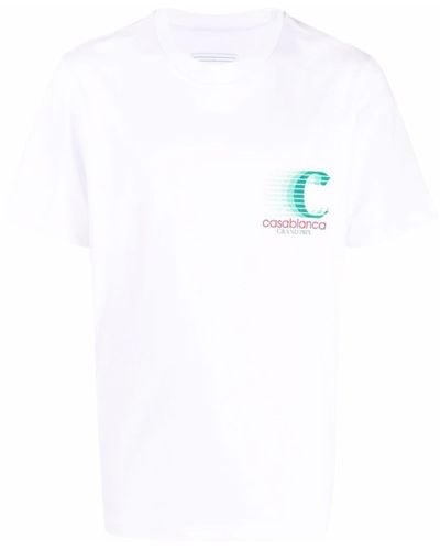 Casablancabrand Grand Prix T-Shirt - Weiß