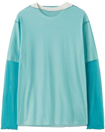 Jil Sander Layered Long-sleeve T-shirt - Blue