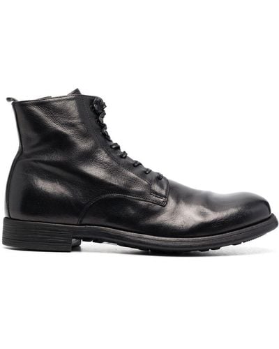 Officine Creative Chronic Lace-up Ankle Boots - Black