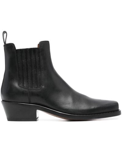 Buttero 45mm Leather Chelsea Boots - Black