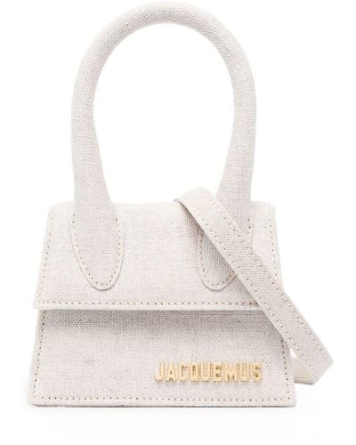 Jacquemus Le Chiquito Leather Tote Bag - Gray