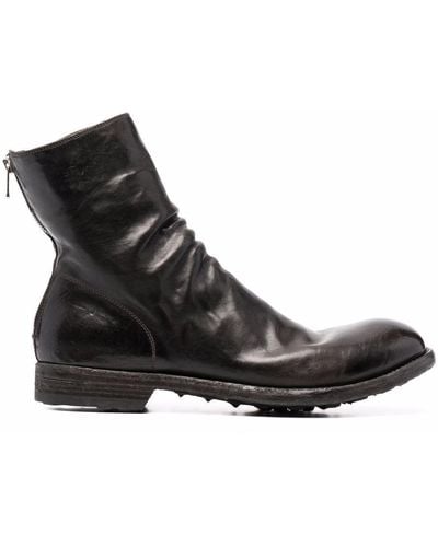 Officine Creative Arbus Zipped-leather Boots - Brown