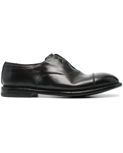 Premiata Klassische Oxford-Schuhe - Schwarz