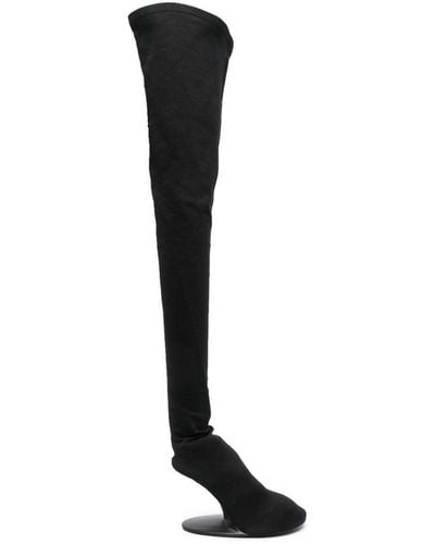 Balenciaga Overknee Laarzen - Zwart
