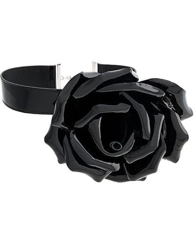 Saint Laurent Flower Choker - Black