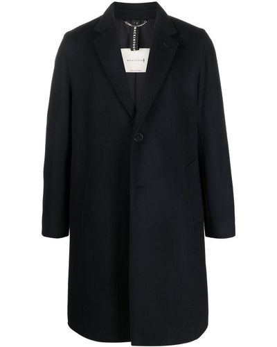Mackintosh New Stanley Wool-cashmere Coat - Black