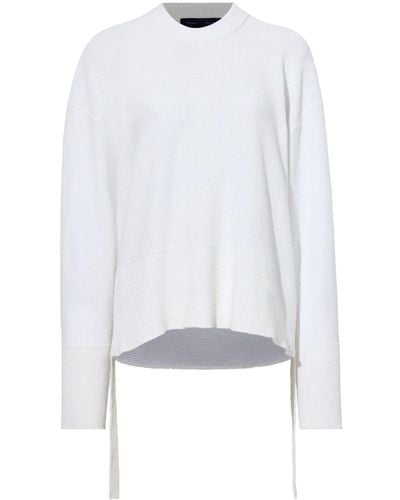Proenza Schouler Amy Boucle Sweater - White