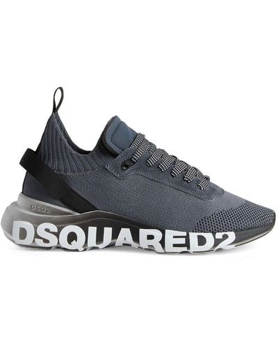 DSquared² Logo-print Low-top Sneakers - Zwart