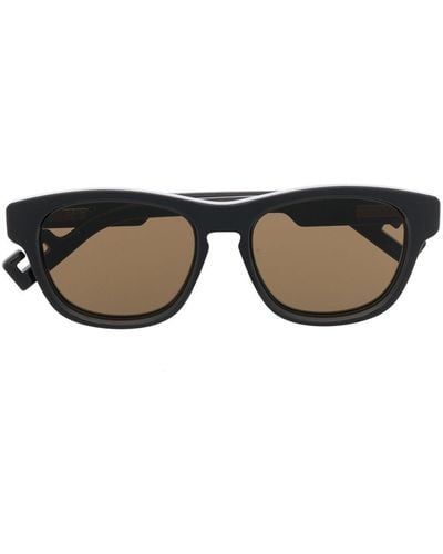 Gucci Rectangle Tinted Sunglasses - Brown