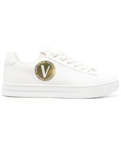 Versace Sneakers in pelle sintetica - Bianco