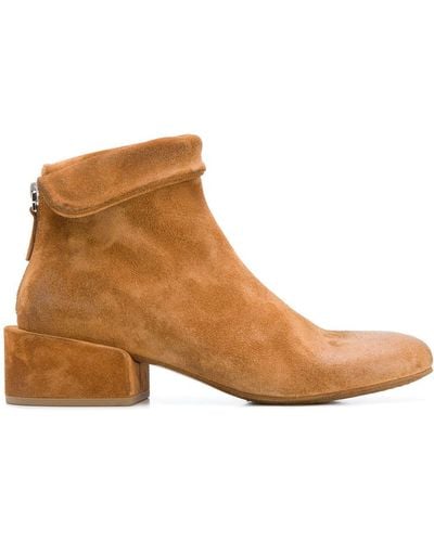 Marsèll Oversized Heel Ankle Boots - Brown