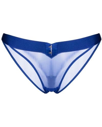 Agent Provocateur Perizoma Caity in tulle - Blu