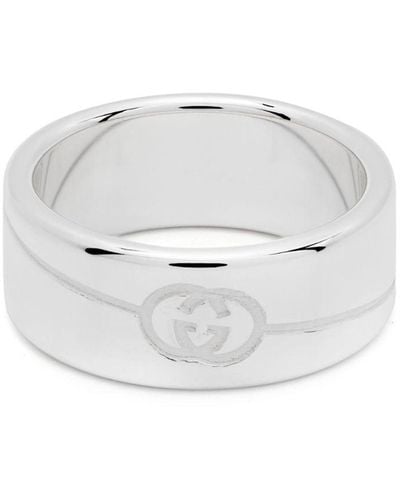 Gucci Ring Met GG-logo - Metallic