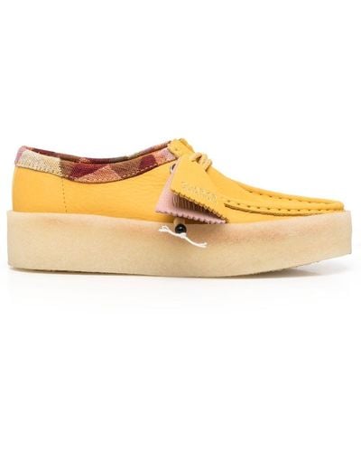 Clarks Wallabee Cup Shoes - Yellow