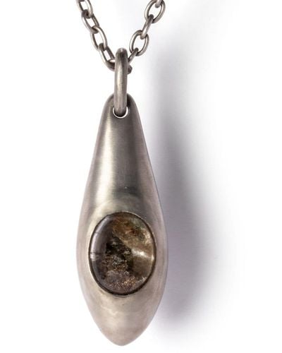 Parts Of 4 Chrysalis Pendant Sterling Silver Necklace - White
