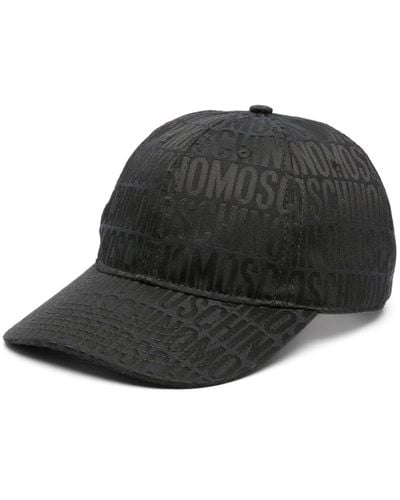 Moschino Logo-jacquard Baseball Cap - Black