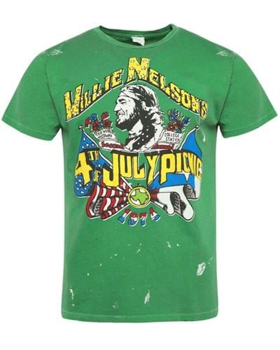 MadeWorn Graphic-print Cotton T-shirt - Green