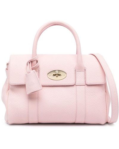 Mulberry Small Bayswater Leather Tote Bag - Pink