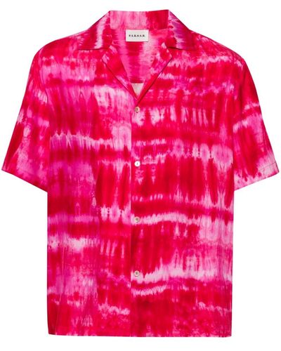 P.A.R.O.S.H. Tie-dye silk shirt - Pink