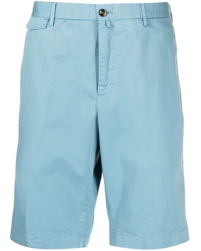 PT Torino Bermudas con pinzas - Azul