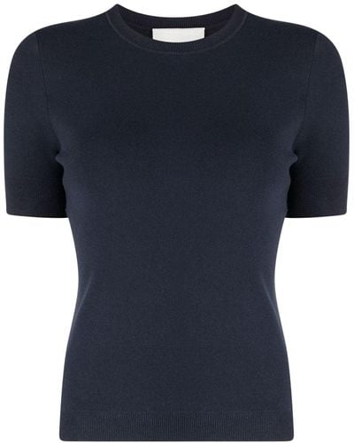 3.1 Phillip Lim Top Met Korte Mouwen - Blauw