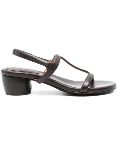 Marsèll 50mm Leather Sandals - Brown