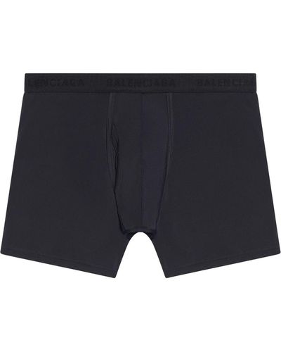 Balenciaga Swim Fitted Shorts - Black