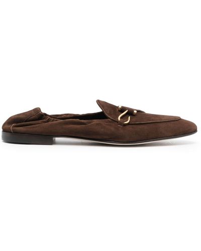 Edhen Milano Comporta Leather Loafers - Brown